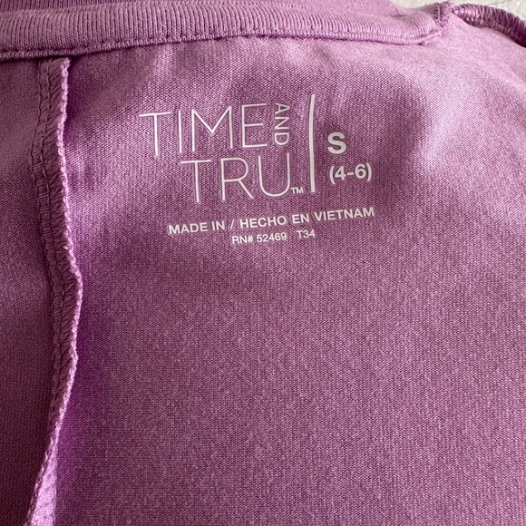 Time and Tru Women's Lilac Sleeveless Knit Swing Dress - Small - Picture 8 of 9